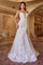 Wedding Dresses Long Mermaid Lace Wedding Dress Off White Nude