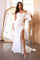 LaDivine CD944W Long Satin Wedding Dress