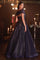 LaDivine CD955 Long Off Shoulder Prom Gown