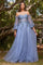 LaDivine CD962 Strapless Long Prom A Line Gown