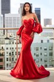 LaDivine CD983 Formal Strapless Long Prom Gown