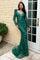 LaDivine CD989 Long Glitter Prom Dress