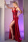 LaDivine S415 Prom Long Fitted Evening Gown