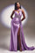 LaDivine S415 Prom Long Fitted Evening Gown