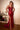 Prom Dresses Glitter Mermaid Long Formal Prom Gown Deep Red