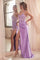Prom Dresses Glitter Mermaid Long Formal Prom Gown Lavender