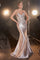 Prom Dresses Fitted Prom Long Formal Dress Silver