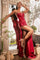 Prom Dresses Long Formal Prom Fitted Dress Deep Red