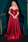 Prom Dresses Long Bedaed Prom Formal A Line Dress Burgundy