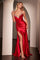 Prom Dresses Long Formal Prom Slit Dress Red