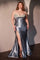 Plus Size Dresses Long Plus Size Formal Beaded Dress Dusty Blue