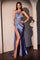 LaDivine CDS535 Beaded Long Prom Formal Lace Applique Dress