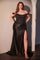 Plus Size Dresses Fitted Plus Size Long Formal Beaded Prom Dress Black