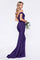 LaDivine CF158 Long Off Shoulder Formal Prom Dress Gown