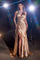 Prom Dresses Sequin Long Formal Prom Dress Gold