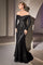 LaDivine CH135 Fitted Sequin Long Sleeve Dress