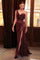 LaDivine CH182 One Shoulder Sequin Long Prom Dress