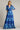 Formal Dresses Long Floral Pleated Formal Dress Mystic Blue