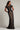 Formal Dresses Long Ruffle Formal Cap Sleeve Dress Black Nude