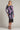 Cocktail Dresses Midi Length Fringe Floral Fitted Cocktail Dress Black Purple Floral
