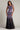 Prom Dresses Long Slit Formal Floral Prom Dress Black Purple Floral