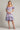 Cocktail Dresses Short Printed Floral Cocktail Dress White Purple Floral