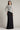 Formal Dresses Fitted Long Formal A Line Evening Dress Black/Ivory