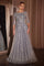 Formal Dresses Long Formal A Line Lace Evening Dress Smoky Blue
