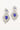 Clear Diamante Teardrop Rhinestone Earrings - The Dress Outlet