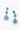 Clear Diamante Teardrop Rhinestone Earrings - The Dress Outlet