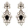 Clear Diamante Teardrop Rhinestone Earrings - The Dress Outlet