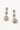 Clear Diamante Teardrop Rhinestone Earrings - The Dress Outlet