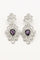 Clear Diamante Teardrop Rhinestone Earrings - The Dress Outlet