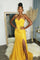 LaDivine CM317 Sequined Long Spaghetti Strap Prom Dress