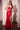 Prom Dresses Fitted Long Formal Beaded Lace Prom Dress Red