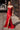 Prom Dresses Long Beaded Corset Formal Fitted Prom Gown Red