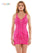 Colors Homecoming Short Fringe Cocktail Dress 2830 - The Dress Outlet
