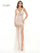 Colors Long Formal Beaded Prom Fitted Dress 2766 - The Dress Outlet