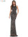 Colors Long Formal Fitted Halter Dress 113 - The Dress Outlet