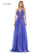 Colors Long Formal Glitter Chiffon Prom Dress 2700 - The Dress Outlet