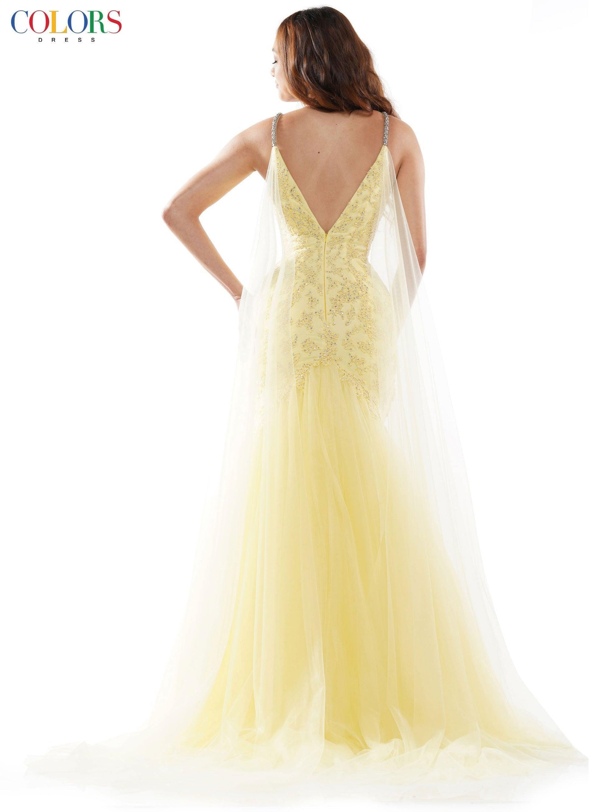 Colors Long Formal Mermaid Prom Dress Sale - The Dress Outlet