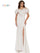 Colors Long Off Shoulder Formal Prom Dress 2663 - The Dress Outlet