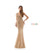 Colors Long Sleeveless Formal Fitted Prom Gown 2337 - The Dress Outlet