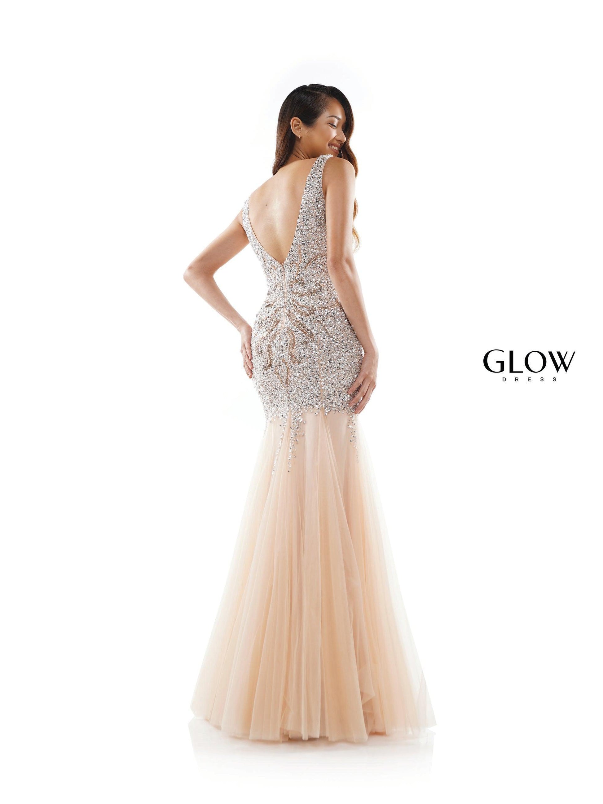 Colors Long Sleeveless Mermaid Prom Gown 697 - The Dress Outlet