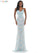 Colors Long Spaghetti Strap Beaded Prom Dress 109 - The Dress Outlet