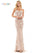 Colors Long Spaghetti Strap Evening Dress - The Dress Outlet