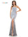 Colors Long Strapless Formal Ombre Prom Dress 2683 - The Dress Outlet