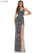 Colors Prom Formal Beaded Long Fitted Dress 116 - The Dress Outlet