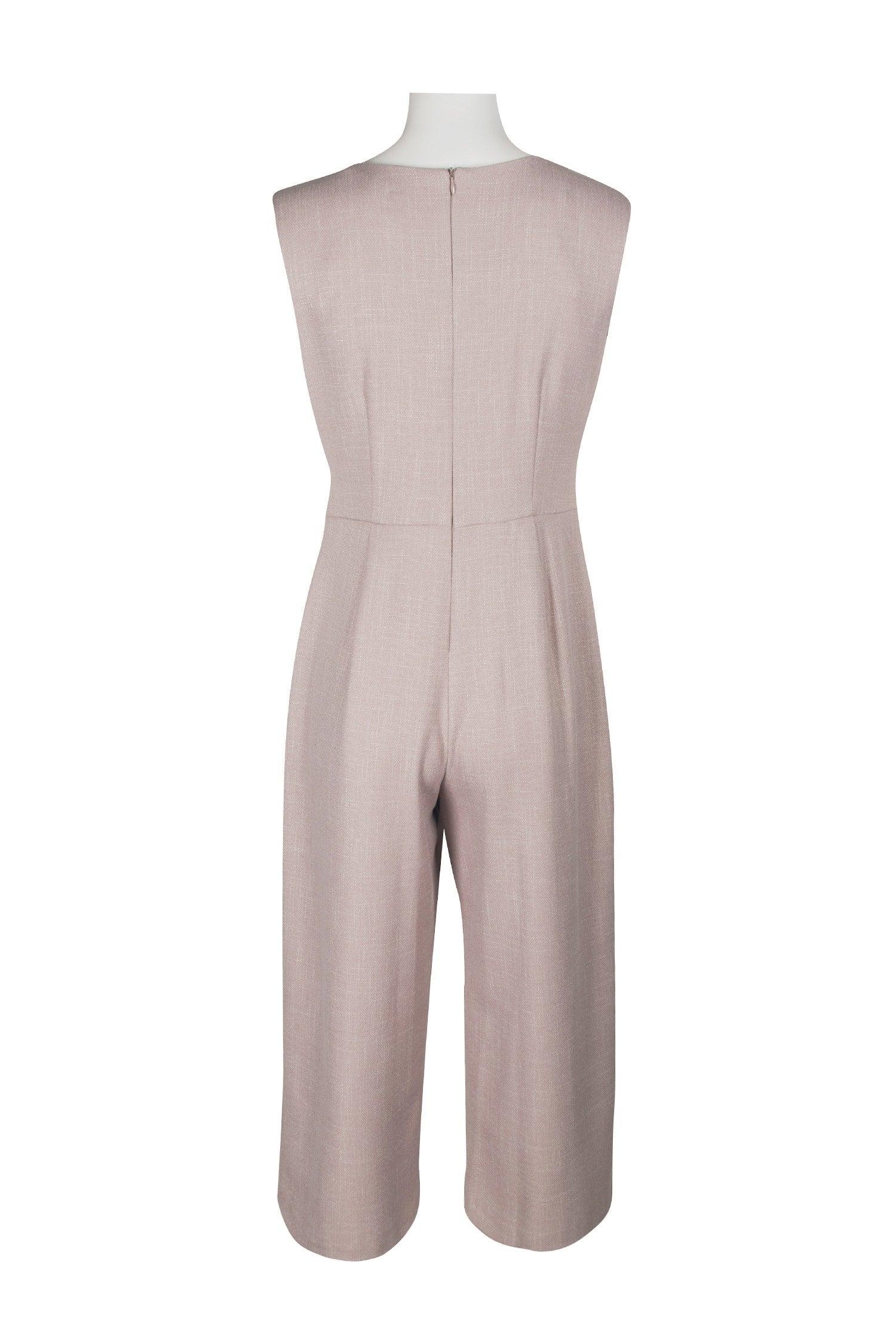 Connected Apparel Formal Sleeveless Jumpsuit - The Dress Outlet
