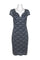 Connected Apparel Short Sleeve Bodycon Lace Dress - The Dress Outlet